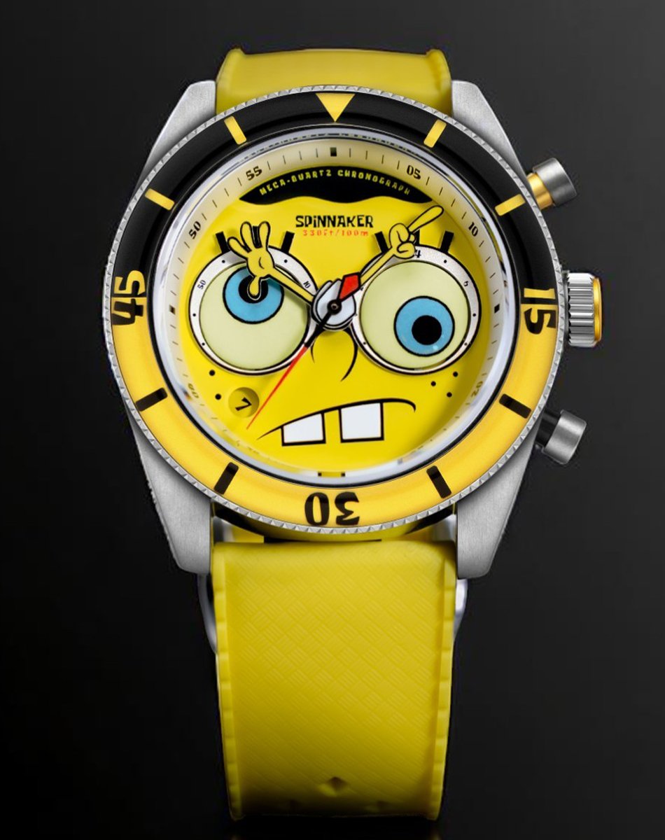 Spinnaker – SP-5154 – Fleuss Chronograph Spongebob Squarepants Eyedial Limited Edition, limitierte Uhr