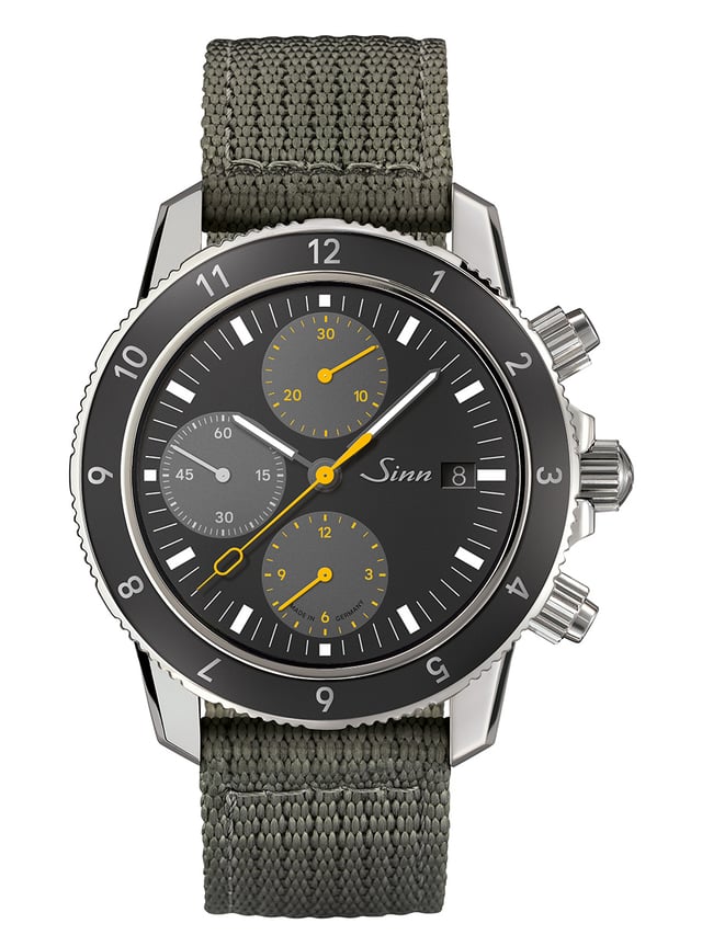 Sinn x Lufthansa: 103 St Sa Lufthansa: Frontansicht Uhr
