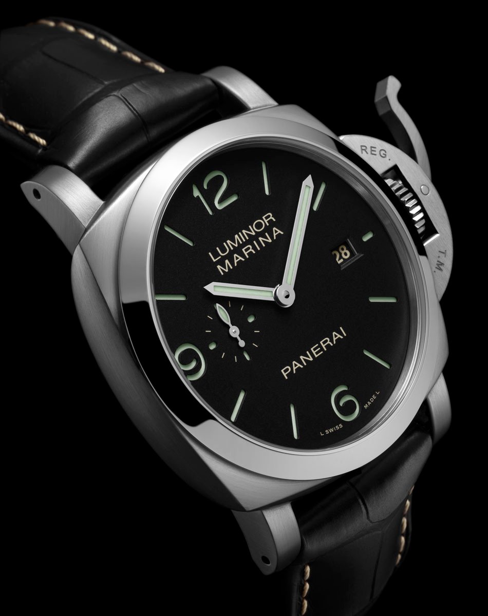 Panerai: Luminor Marina PAM03312 mit offenem Bügel
