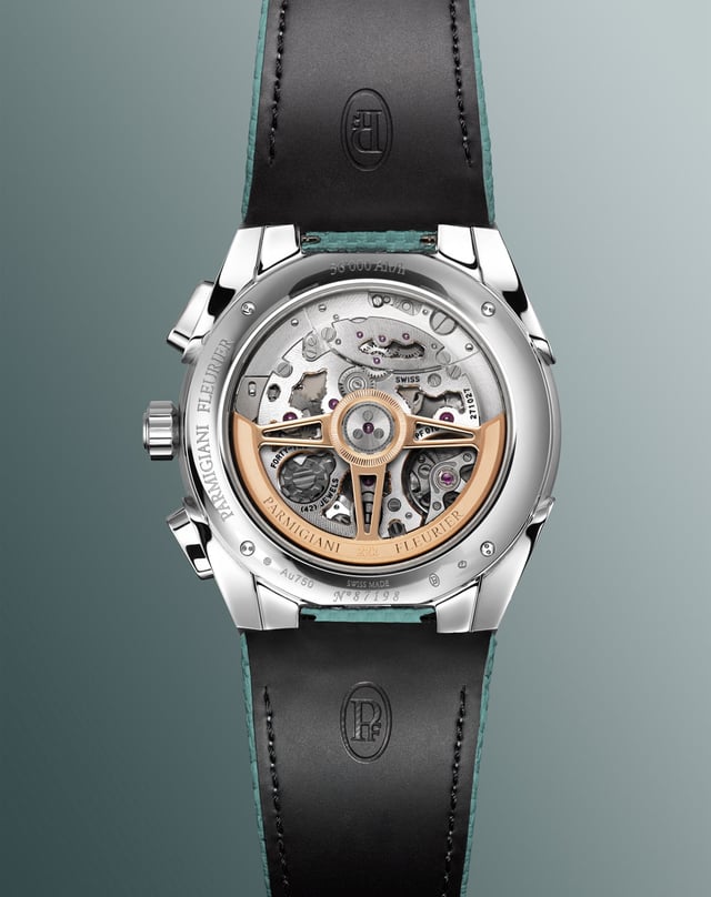 Parmigiani: Tonda PF Sport Chronograph Steel Silver Verzasca Boden