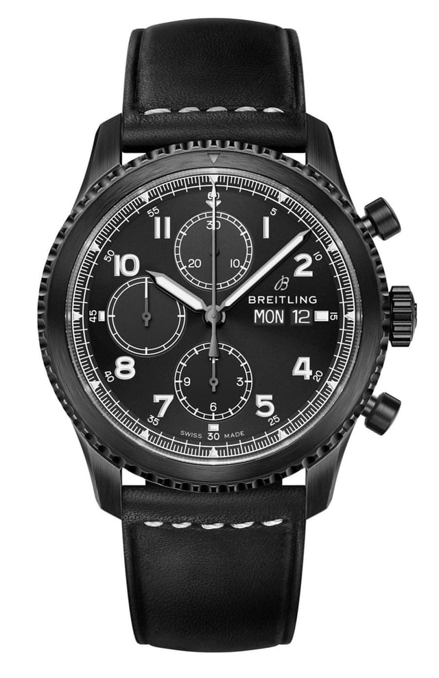 Breitling: Navitimer 8 Chronograph Blacksteel mit Kaliber 13 (Eta-Valjoux 7750)