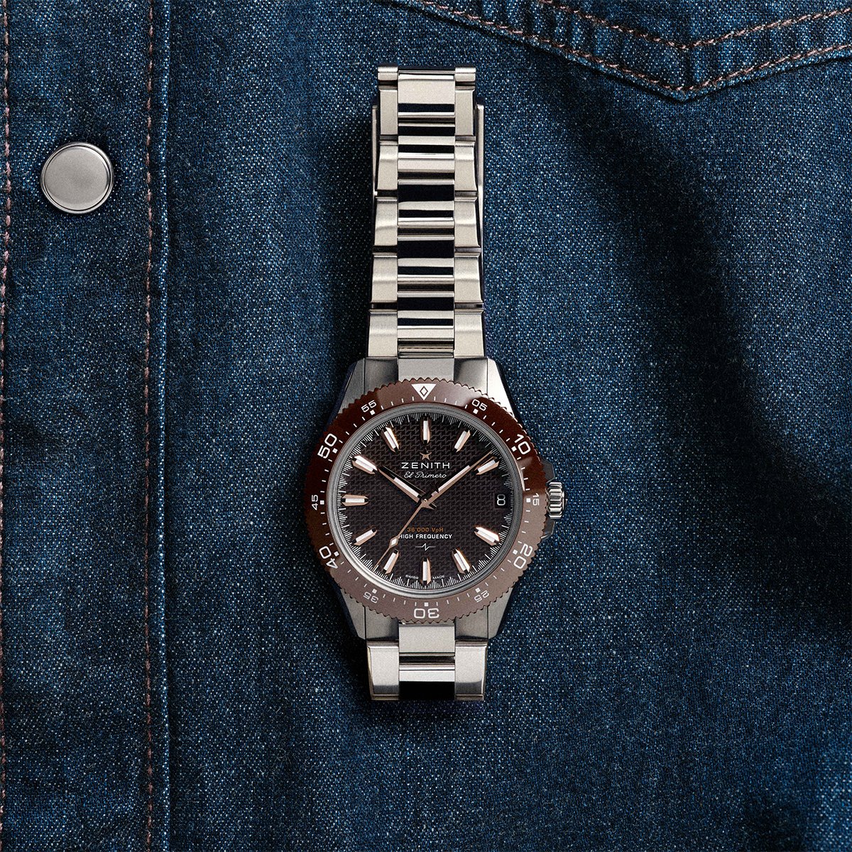 Frontansicht der Zenith Chronomaster Solo Sport 