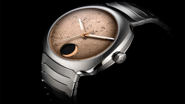 H. Moser & Cie. – Streamliner Perpetual Moon Concept Meteorite, Automatikuhr mit Mondpase und Meteoritenzifferblatt