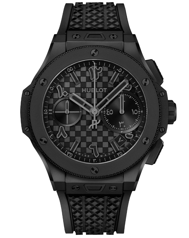 Hublot – Big Bang Titanium Grey Ahmed Seddiqi 75th Anniversary, schwarze Sonderedition mit Automatikwerk