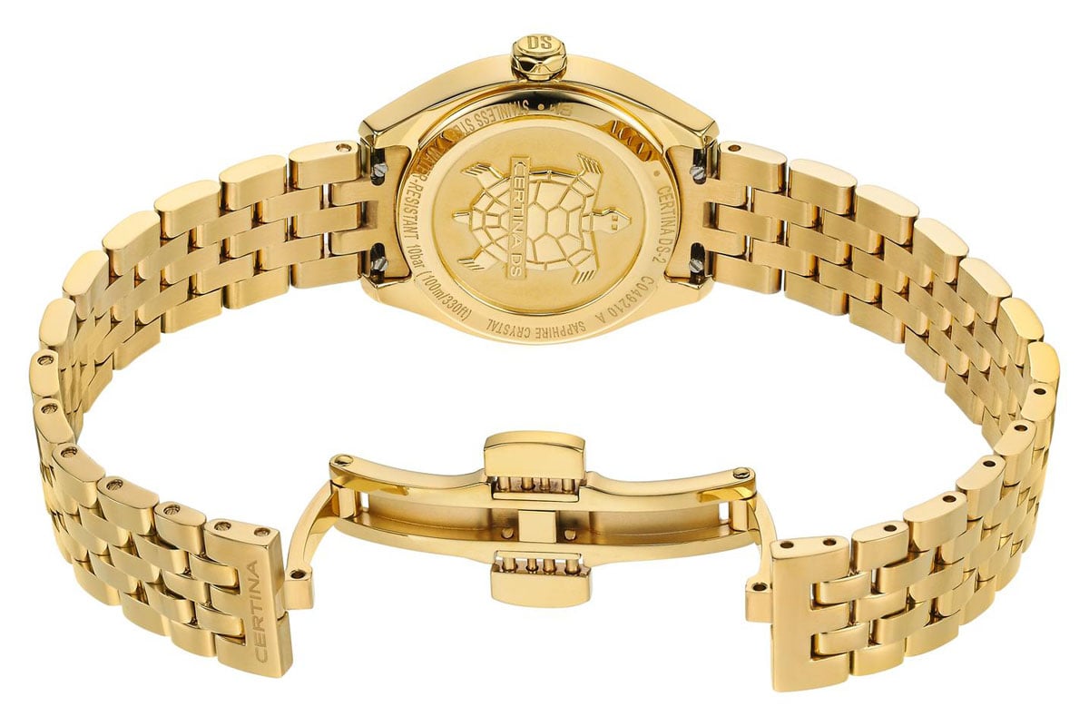 Certina: DS-2 Lady in PVD-Gelbgold Boden