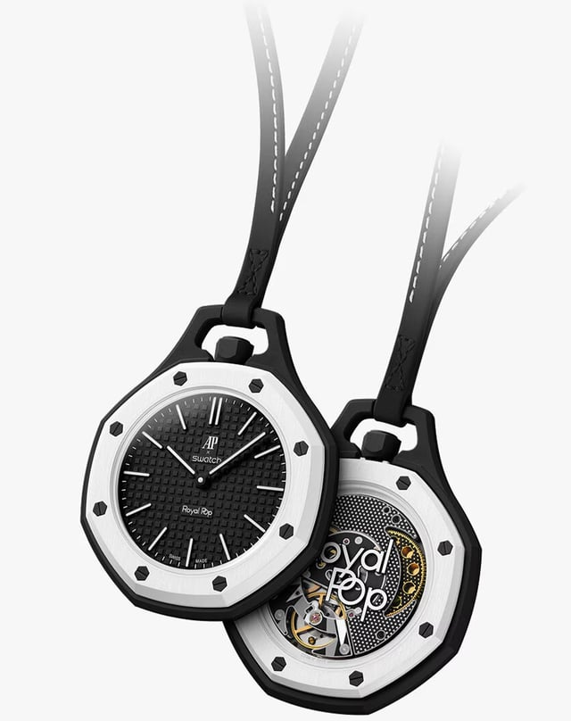 Swatch X Audemars Piguet Royal Pop, mechanische Taschenuhr