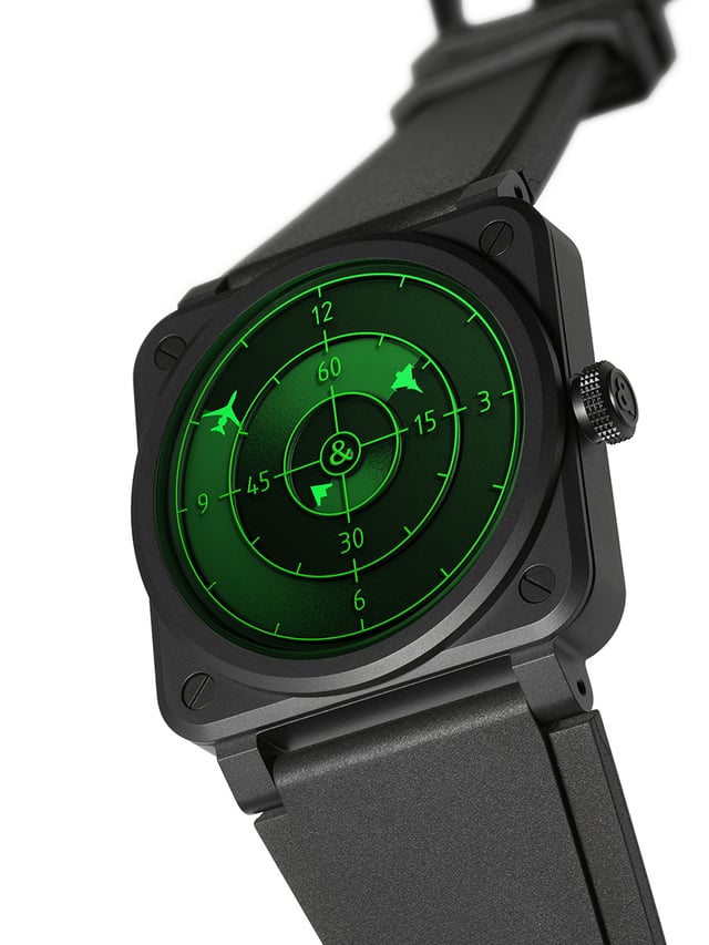 Bell & Ross BR-03 Green Radar Ceramic: Seite