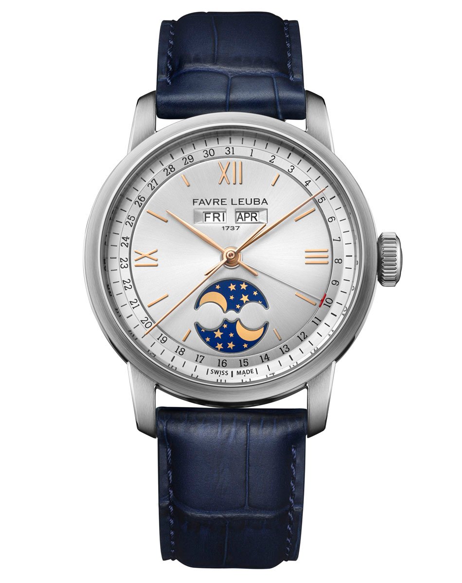 Favre Leuba: 1737 Triple Calendar silber
