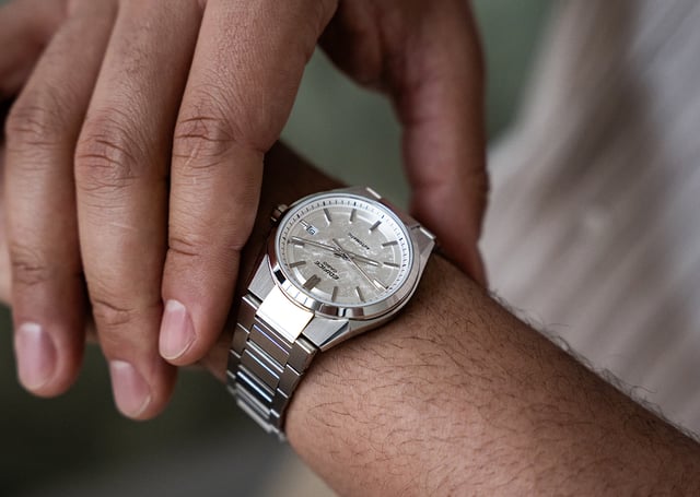 Casio Edifice, Referenz EFK-110-7AER am Handgelenk