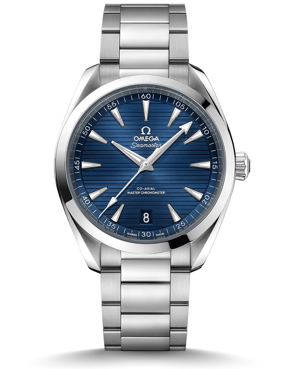 Omega – Seamaster Aqua Terra 150M, sportliche Edelstahluhr mit Manufakturkaliber