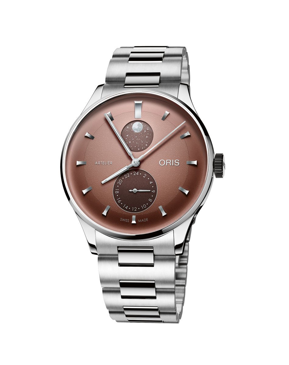Oris: Artelier Complication mit Chestnut-Zifferblatt und Stahlband