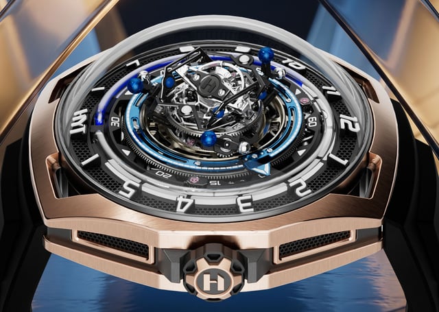 HYT: Conical Tourbillon Midnight Blue liegend