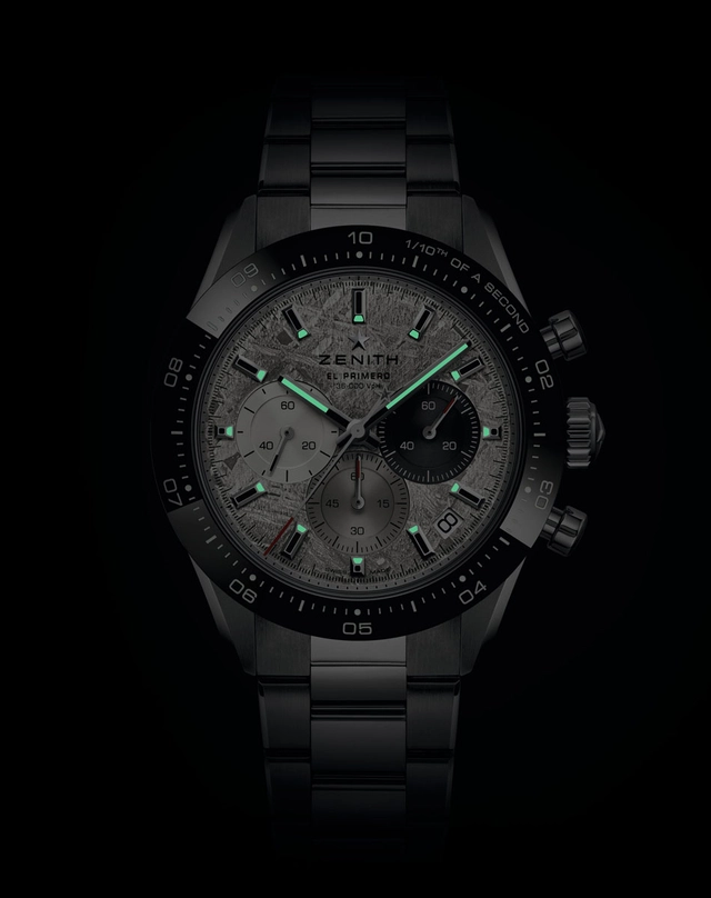 Zenith Chronomaster Sport Meteorite Nachtansicht