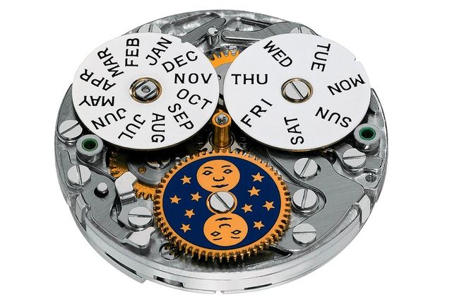 Kaliber Frédéric Piguet 6395 für die Blancpain Mondphasenuhr von 1983