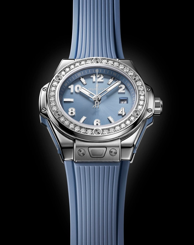 Hublot: Big Bang One Click Coal Blue Diamonds