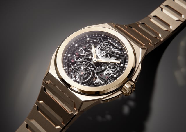 Fron und Armband der Bianchet Rotondo UltraFino Gold