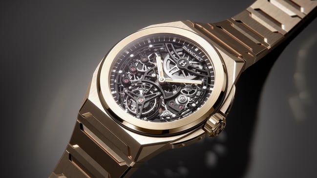Fron und Armband der Bianchet Rotondo UltraFino Gold