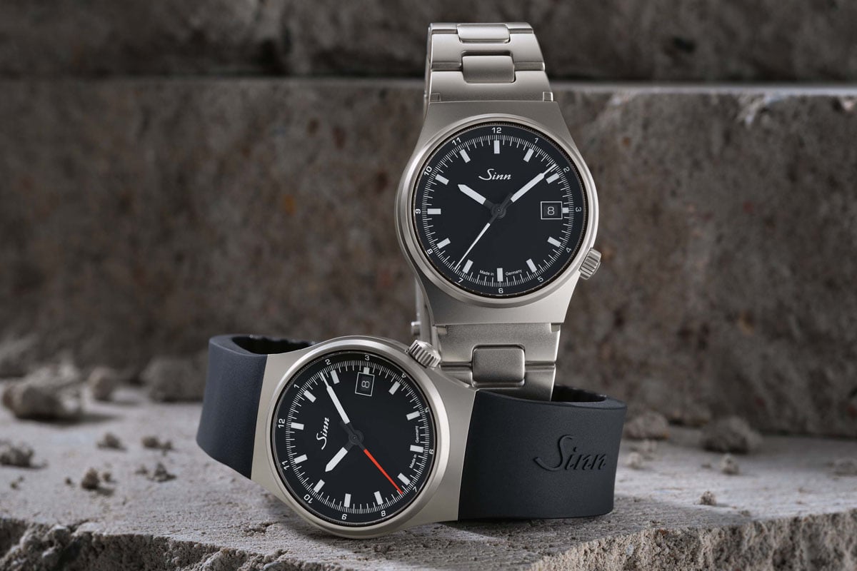 Sinn: 544 mit weißem und 544 RS mit rotem Sekundenzeiger