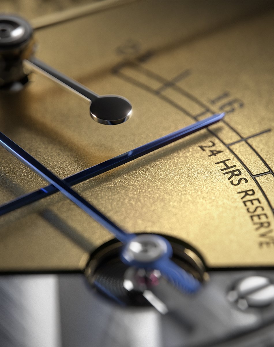 Breva Genève – „Segreto di Lario“ Meridian Gold, Luxusuhr aus Titan mit Handaufzugswerk