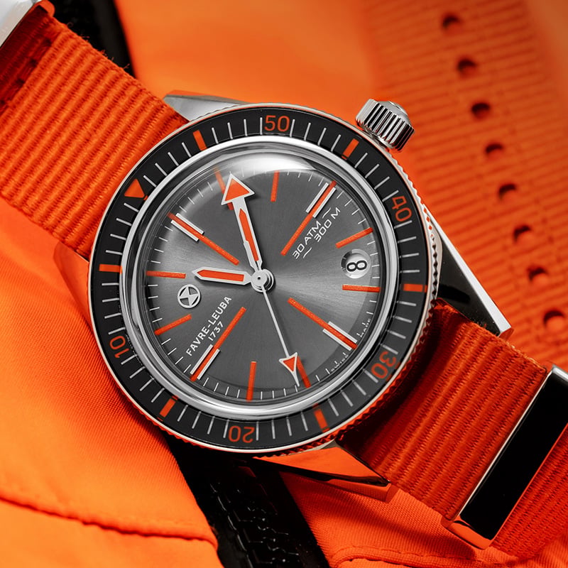 Favre Leuba Deep Raider Revival, Uhr im Close-up