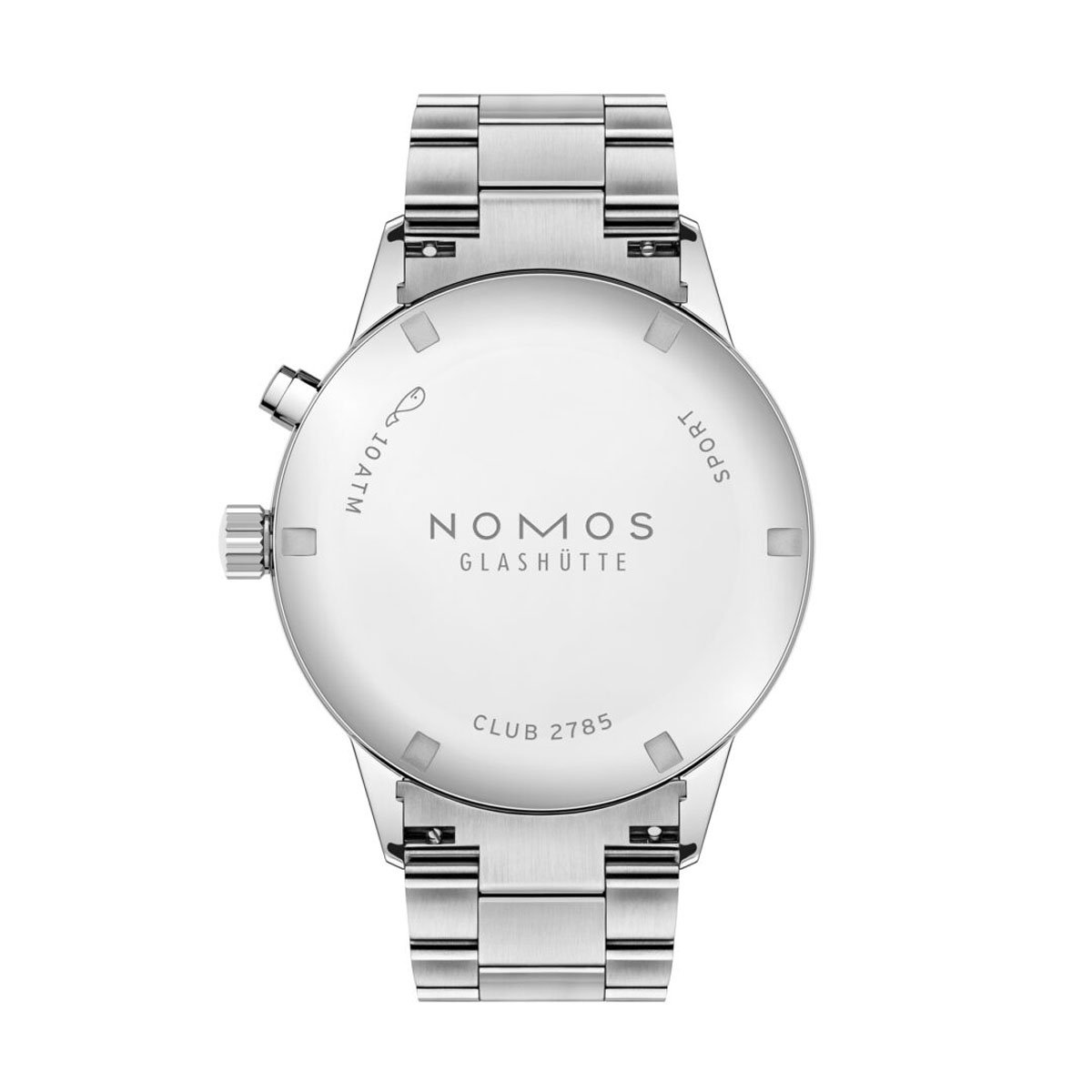 Nomos Glashütte: Club Sport Neomatik Weltzeit Dark mit geschlossenem Boden