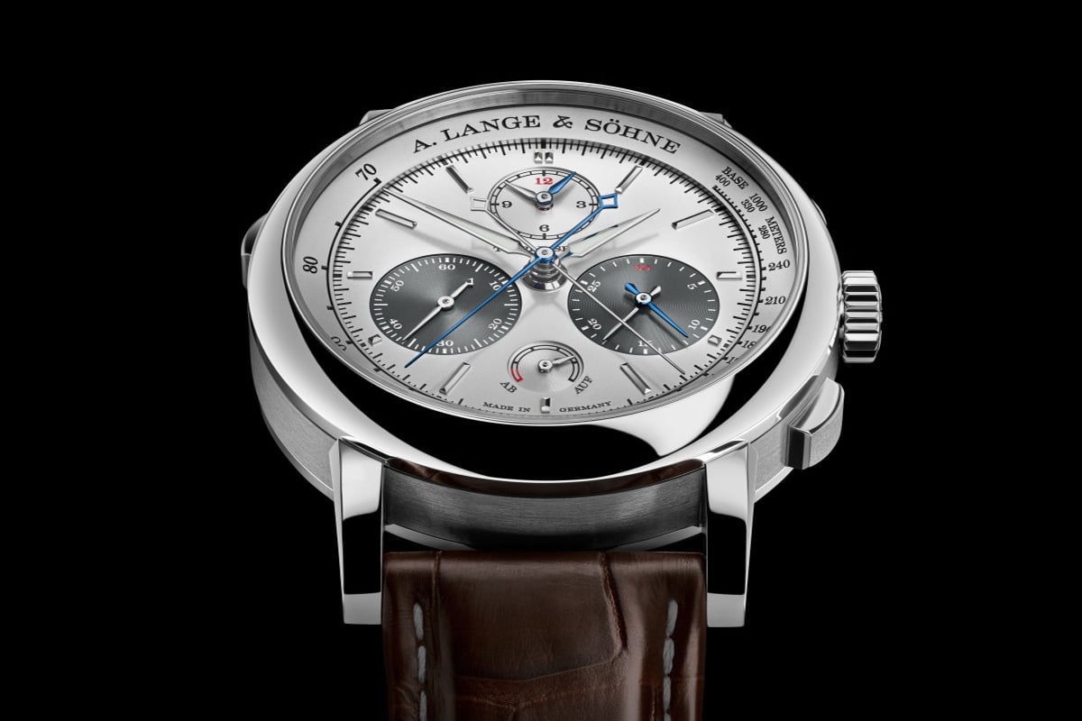 A. Lange & Söhne Triple Split: Zifferblattansicht Detailaufnahme