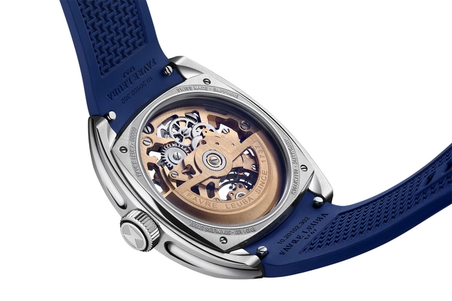 Favre Leuba Chief Skeleton Golden Blue Boden