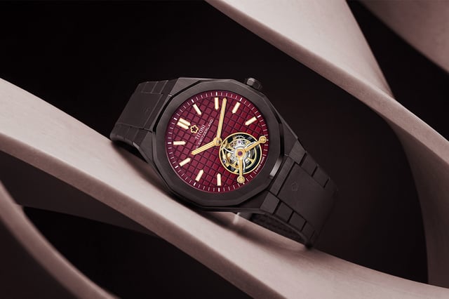Titoni Luxe Tourbillon Burgunderrot, Referenz 1000 Z-R-742