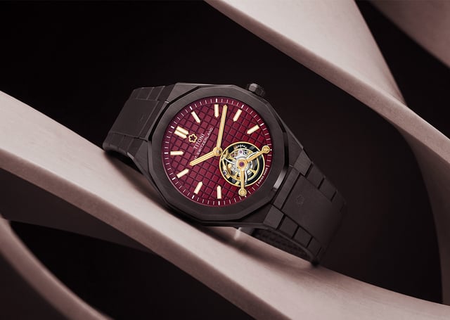 Titoni Luxe Tourbillon Burgunderrot, Referenz 1000 Z-R-742
