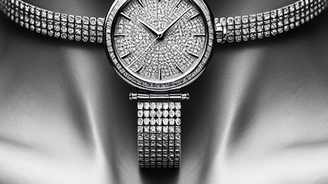 choker with a watch, Symbolfoto