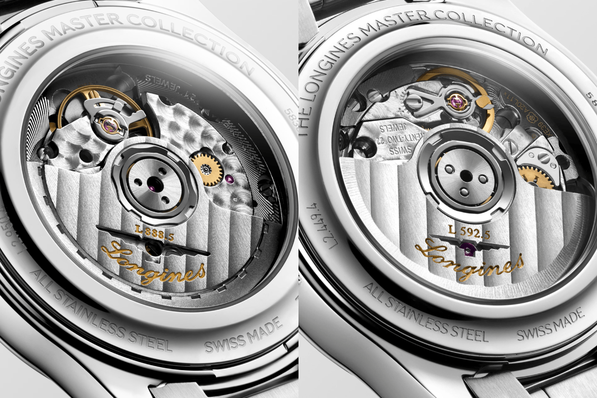 Das longines-Automatikkaliber L888.5 und das Kaliber L592.5