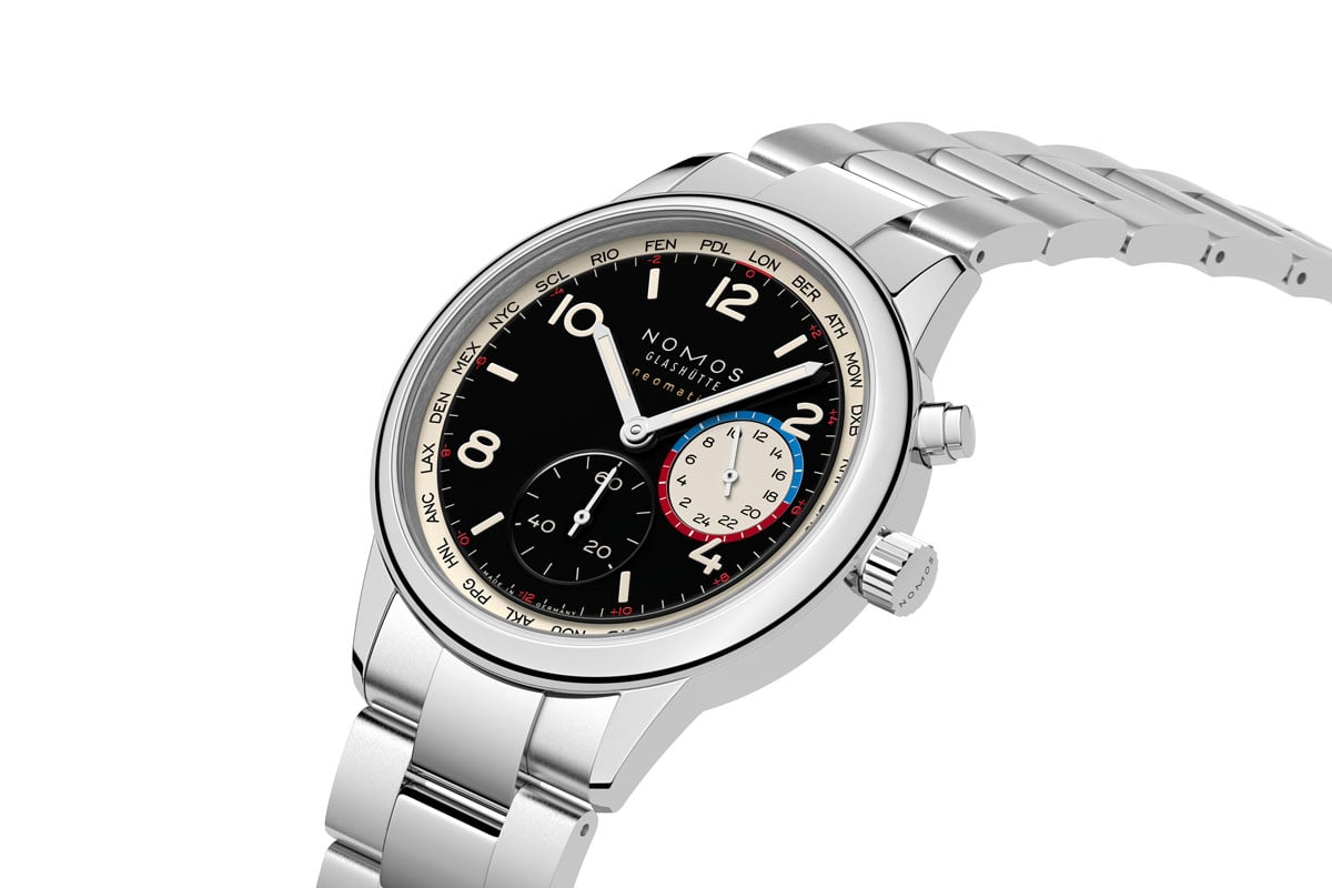 Nomos Glashütte: Club Sport Neomatik Weltzeit Dark 