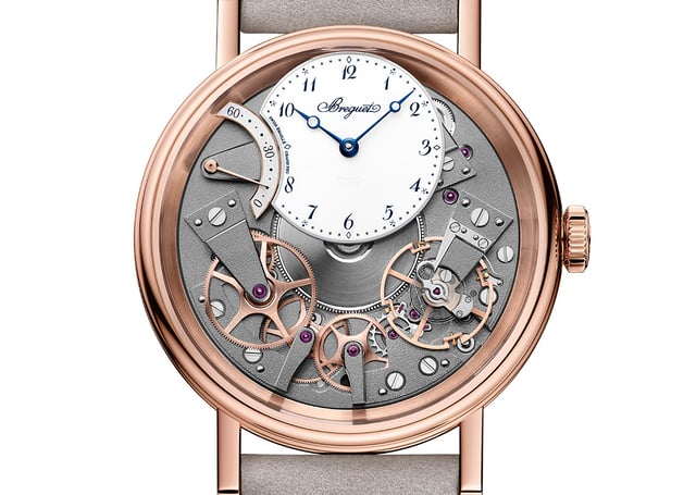 Breguet Tradition Seconde Rétrograde Seconde 7067, Nahaufnahme Uhr