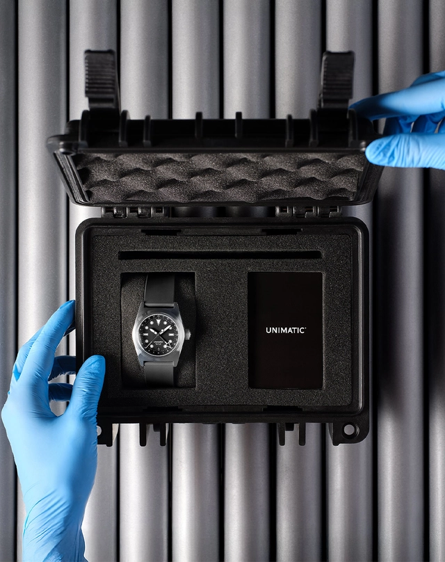 Unimatic – Modello Due U2-GMT World Timer, Toolwatch mit Automatikkaliber