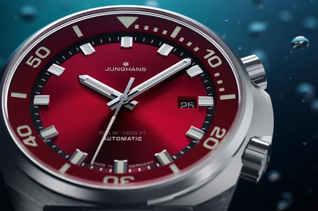 Junghans – Aquaris, Taucheruhr aus Edelstahl