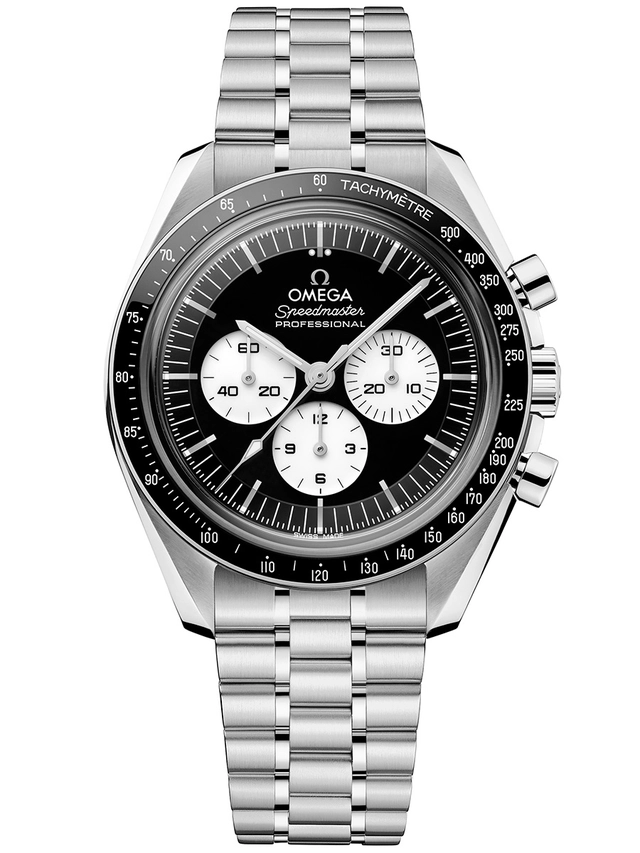 Omega: Speedmaster Moonwatch Black and White, 310.30.42.50.01, Front
