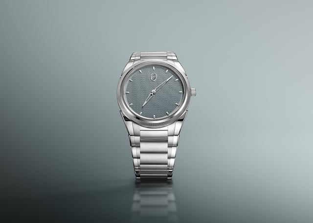 Parmigiani Fleurier Tonda PF Micro-Rotor Stainless Steel Agave Blue, Uhr in Edelstahl