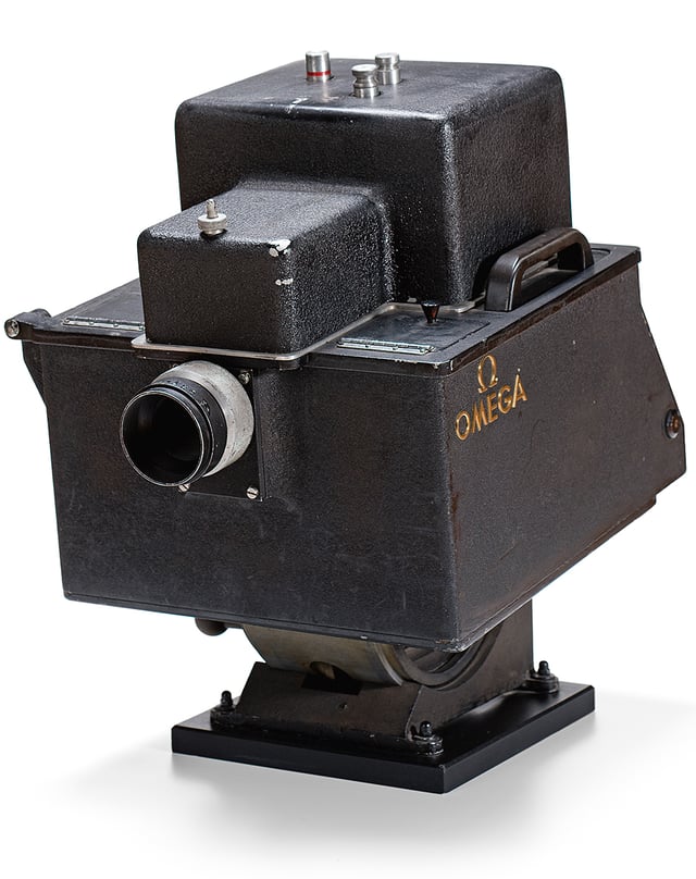 Fotofinish-Kamera aus dem Jahr 1948