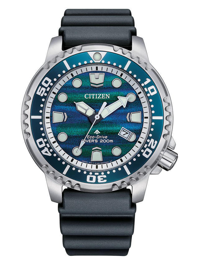 Citizen Promaster Blue Ocean BN0167-09W: Frontansicht Uhr