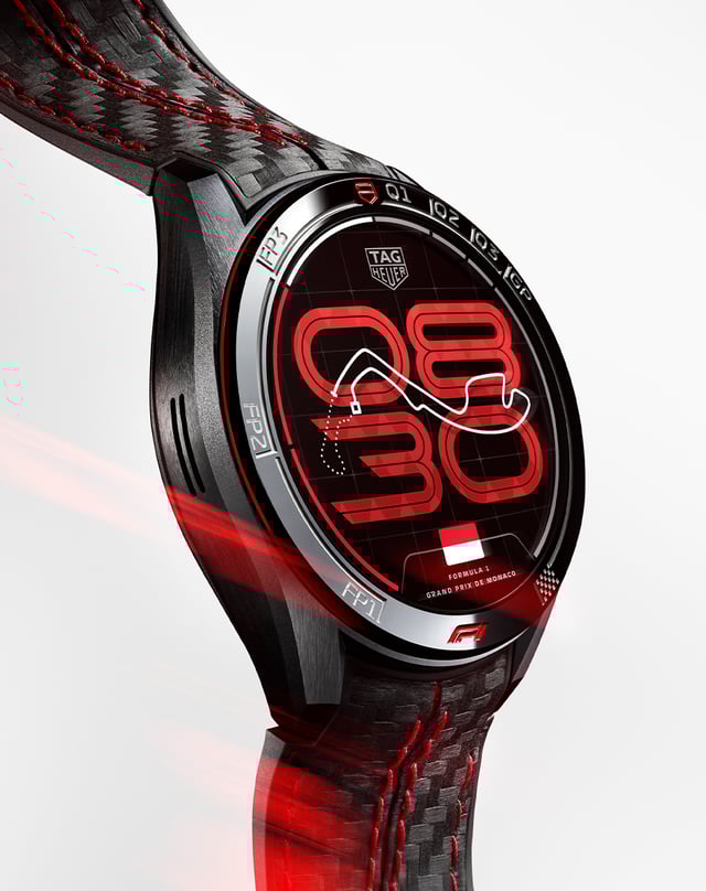 TAG Heuer – Connected Calibre E5 45 mm X Formula 1, Smartwatch im Rennsport-Stil