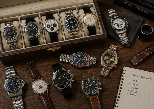 Uhrensammlung bestehend aus Taucheruhren, Dresswatches und Co.