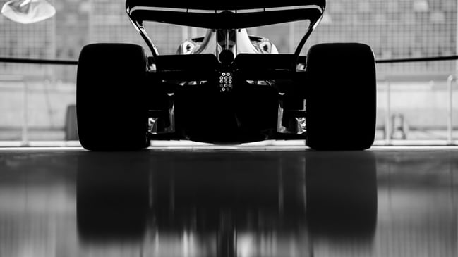 Formel 1 Auto im Pit