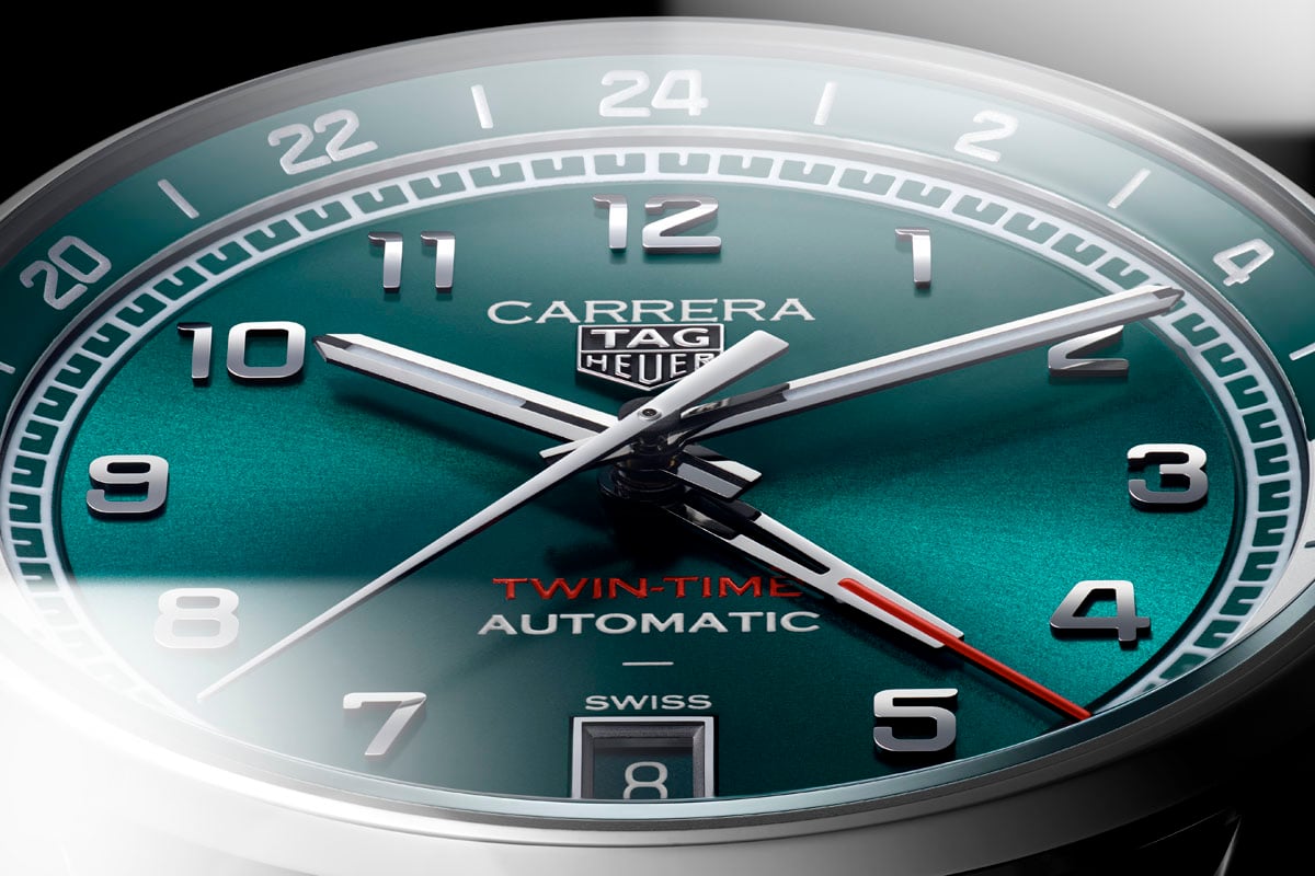 TAG Heuer: Carrera Date Twin-Time Rehaut