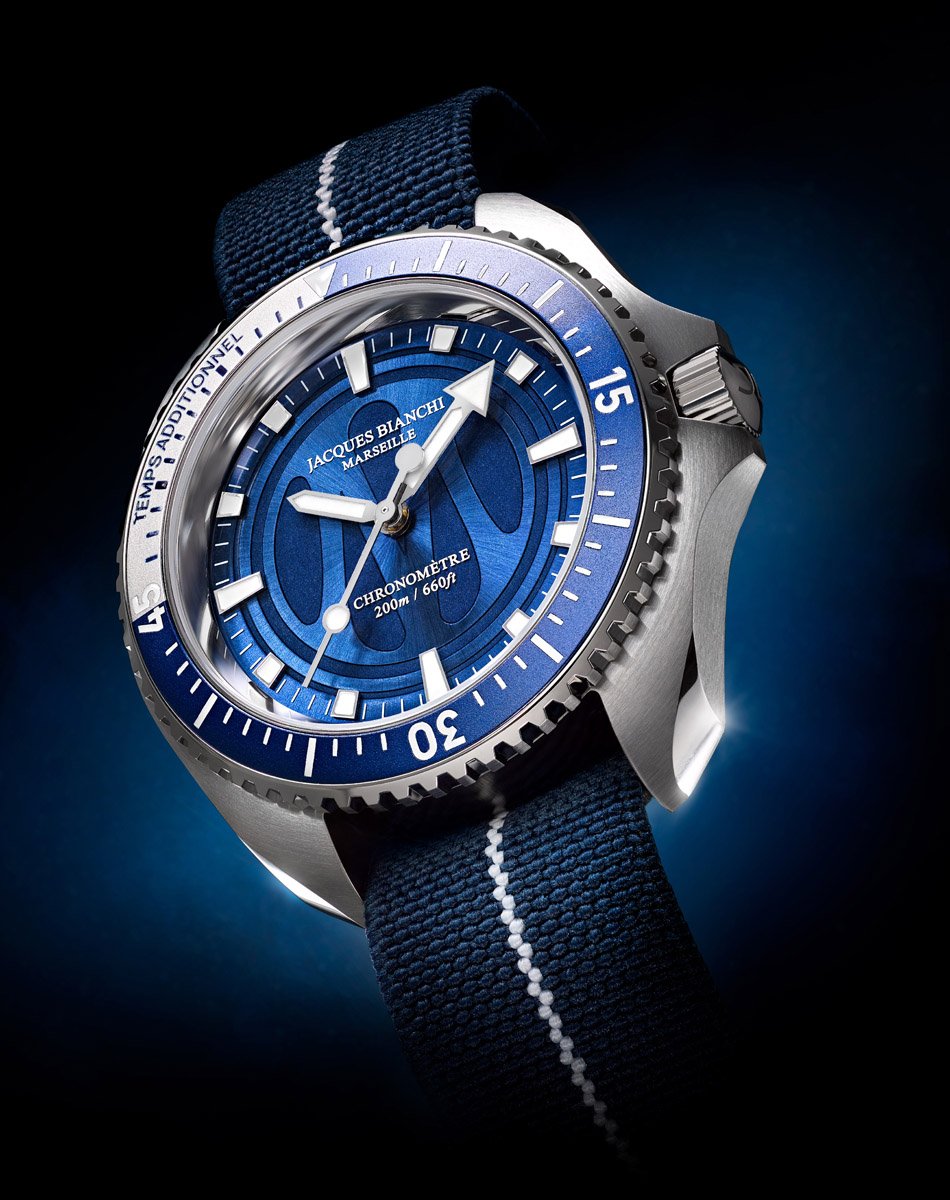 Jacques Bianchi x Olympique Marseille: JB200 mit Chronometerzeugnis