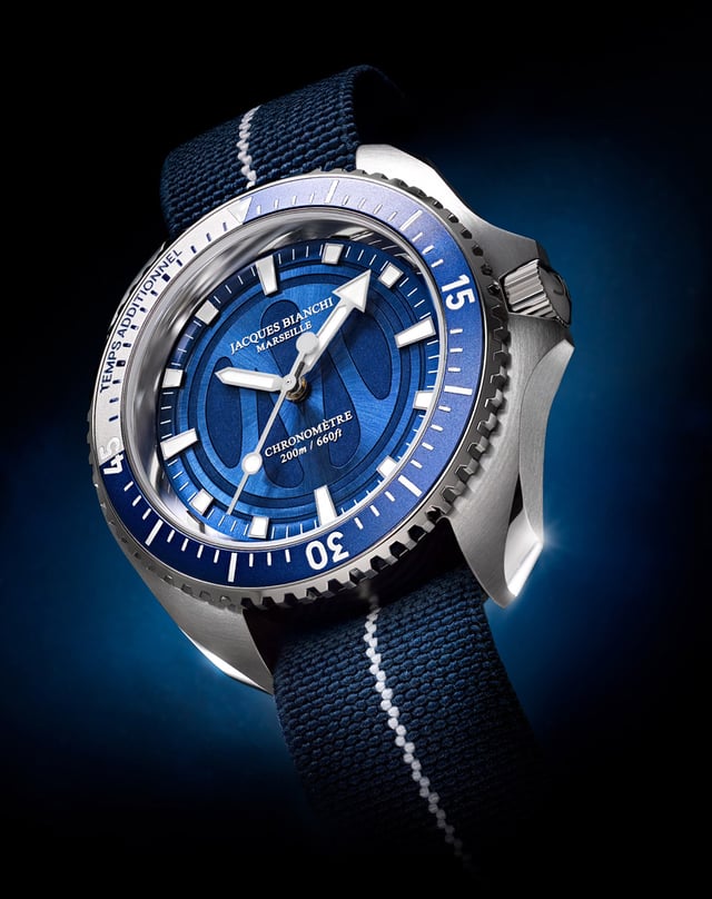 Jacques Bianchi x Olympique Marseille: JB200 mit Chronometerzeugnis