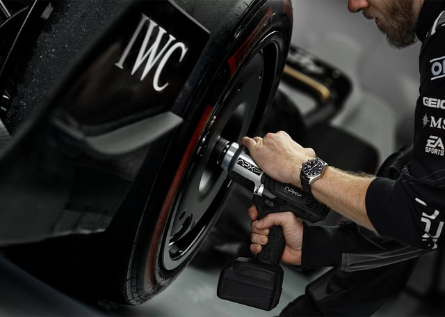 IWC, Luxusuhr aus Edelstahl