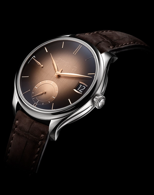 H. Moser & Cie. – Endeavour Perpetual Calendar Smoked Salmon, Luxusuhr mit Handaufzugskaliber