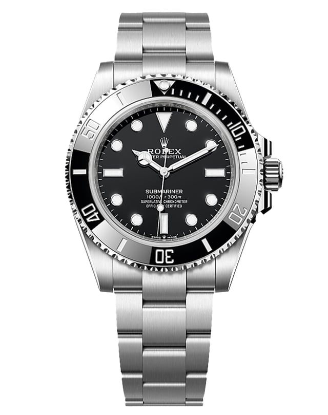 Rolex Submariner, Luxustaucheruhr aus Edelstahl mit Automatikwerk