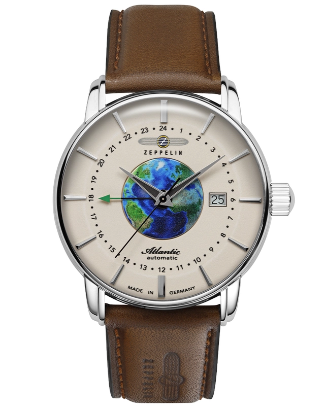 Atlantic Automatik GMT, GMT-Uhr mit Automatikkaliber