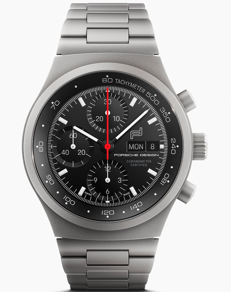 Porsche Design – Chronograph 1 All Titanium, Titanuhr mit Automatikwerk und Chronographen-Komplikation